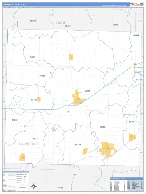 Lawrence County, MO map