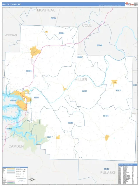 Miller County, MO map