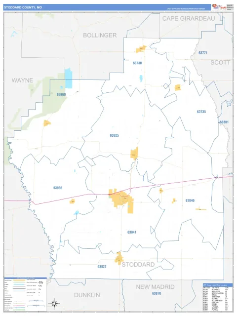 Stoddard County, MO map