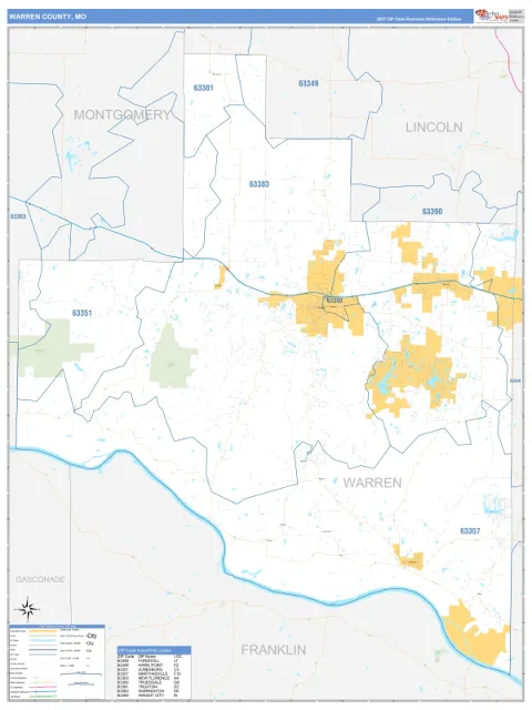 Warren County, MO map