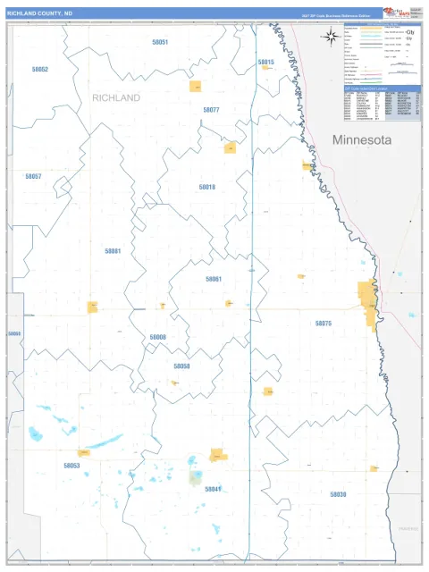 Richland County, ND map