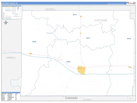 Cheyenne County, NE map