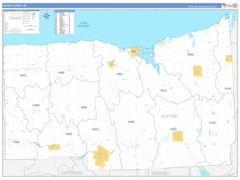 Wayne County, NY map