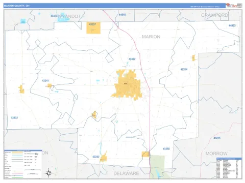 Marion County, OH map