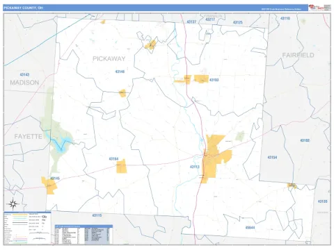 Pickaway County, OH map