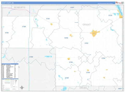 Grant County, SD map