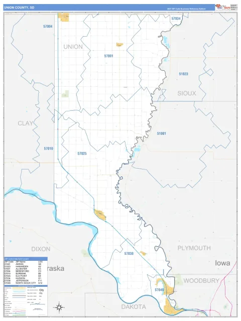 Union County, SD map