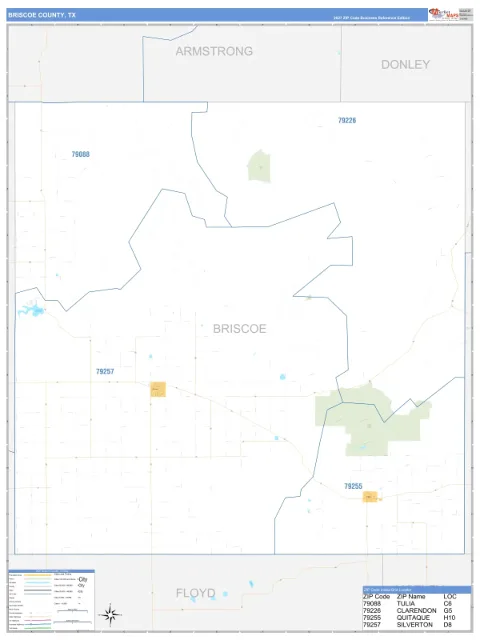 Briscoe County, TX map
