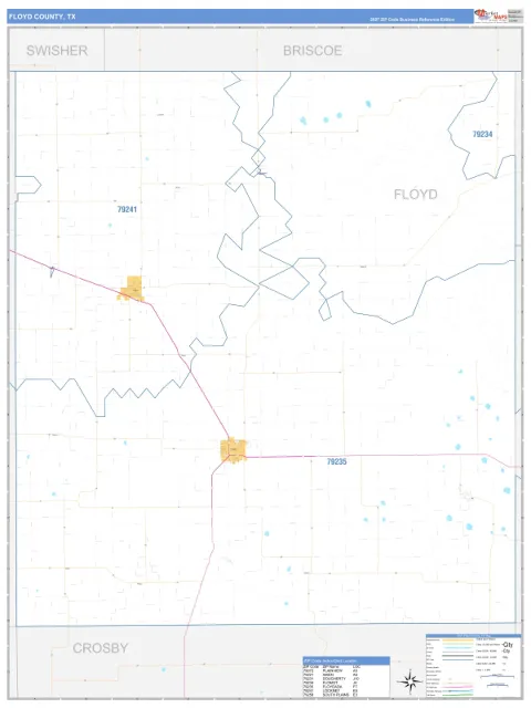 Floyd County, TX map