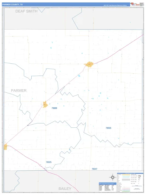 Parmer County, TX map