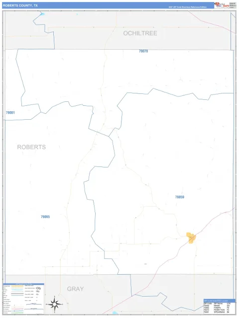 Roberts County, TX map