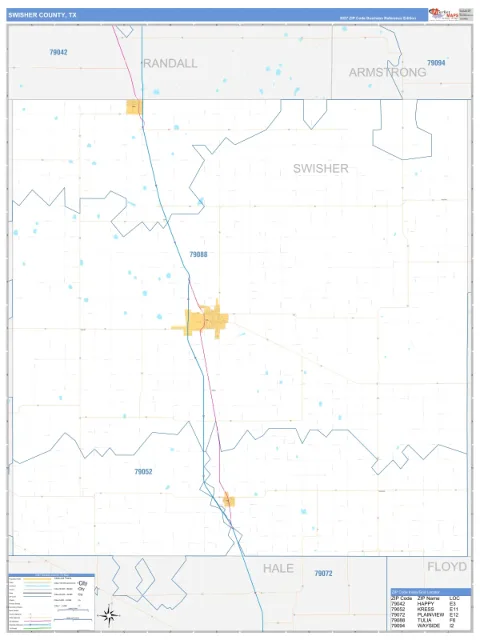Swisher County, TX map