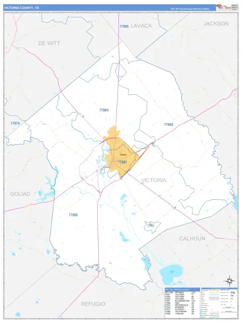 Victoria County, TX map