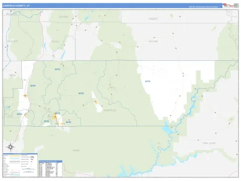 Garfield County, UT map