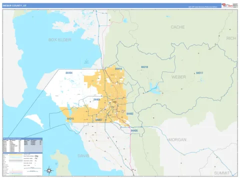 Weber County, UT map