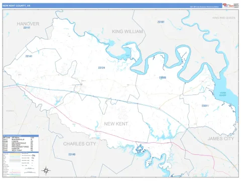 New Kent County, VA map