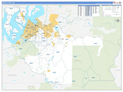 Pierce County, WA map