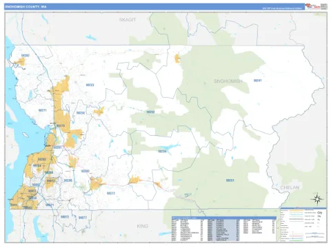 Snohomish County, WA map
