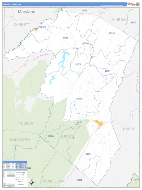Grant County, WV map