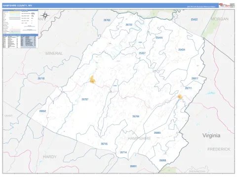 Hampshire County, WV map