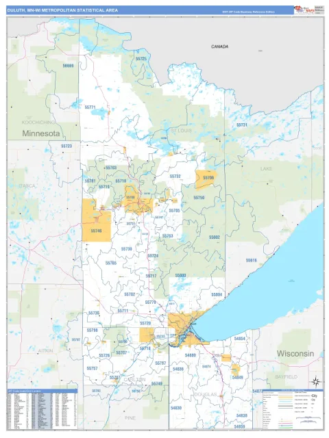 Duluth metro area map