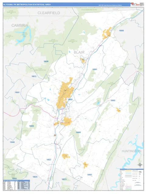 Altoona metro area map