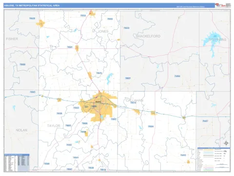 Abilene metro area map