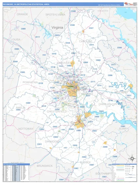 Richmond metro area map