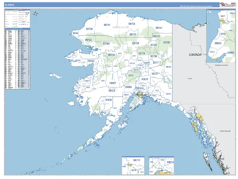 Alaska state map