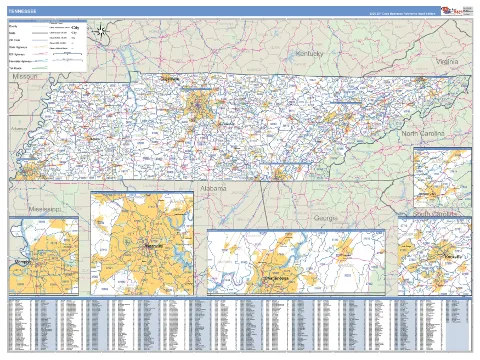 Tennessee state map